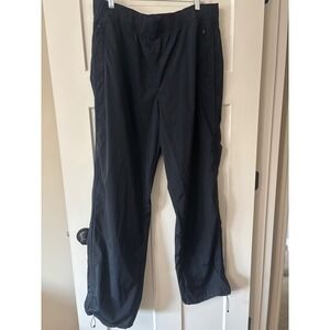 Athleta Rise  Navy Nylon S Track Pants XL Tall 472261-02